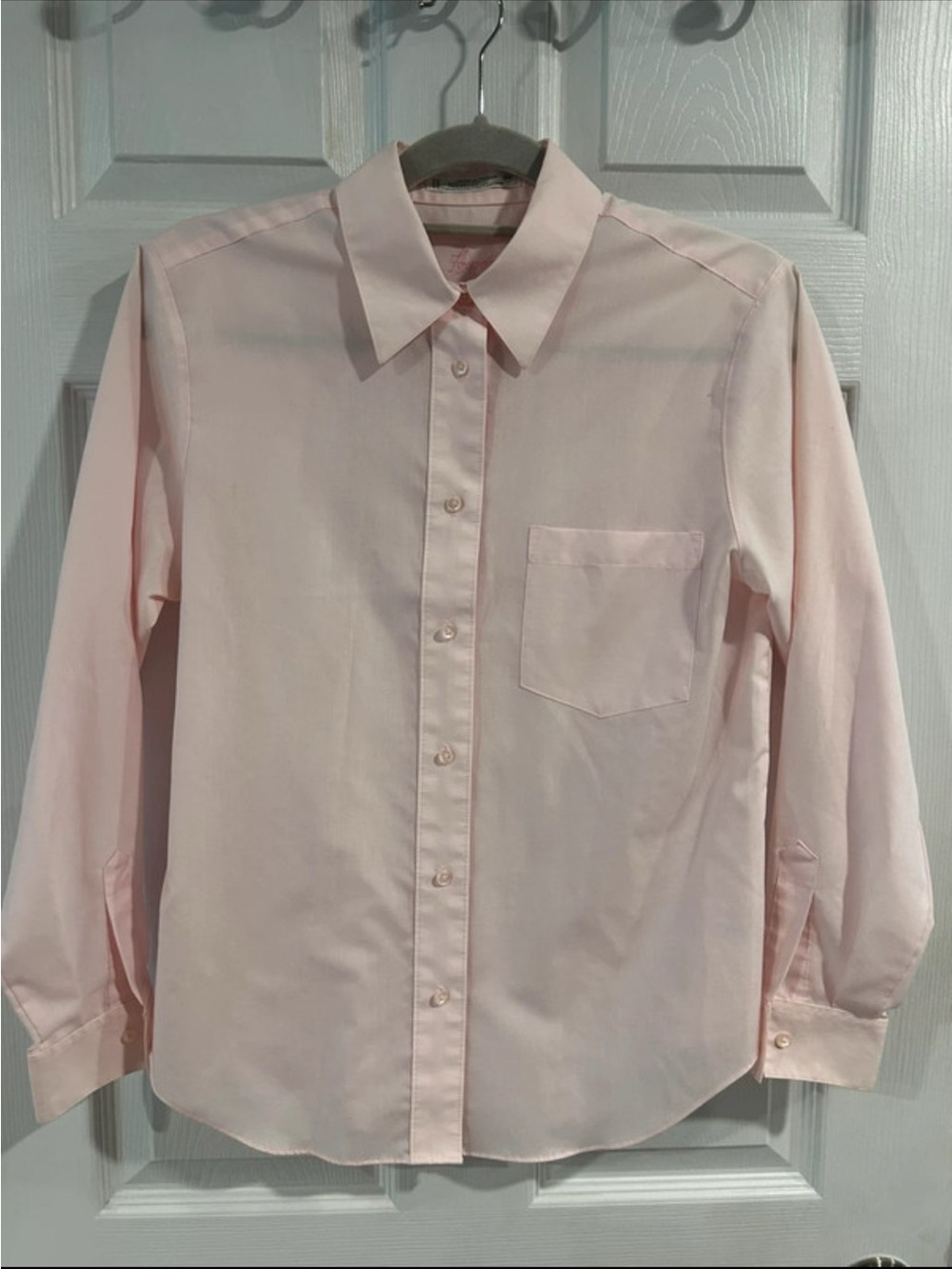 Foxcroft Pale Pink Women's Button-Down Shirt
